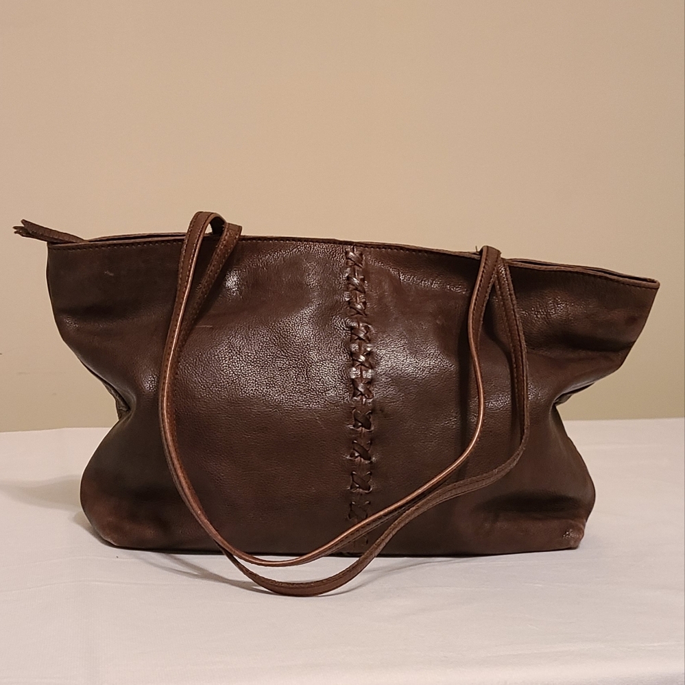 Latico Brown Leather Tote Bag